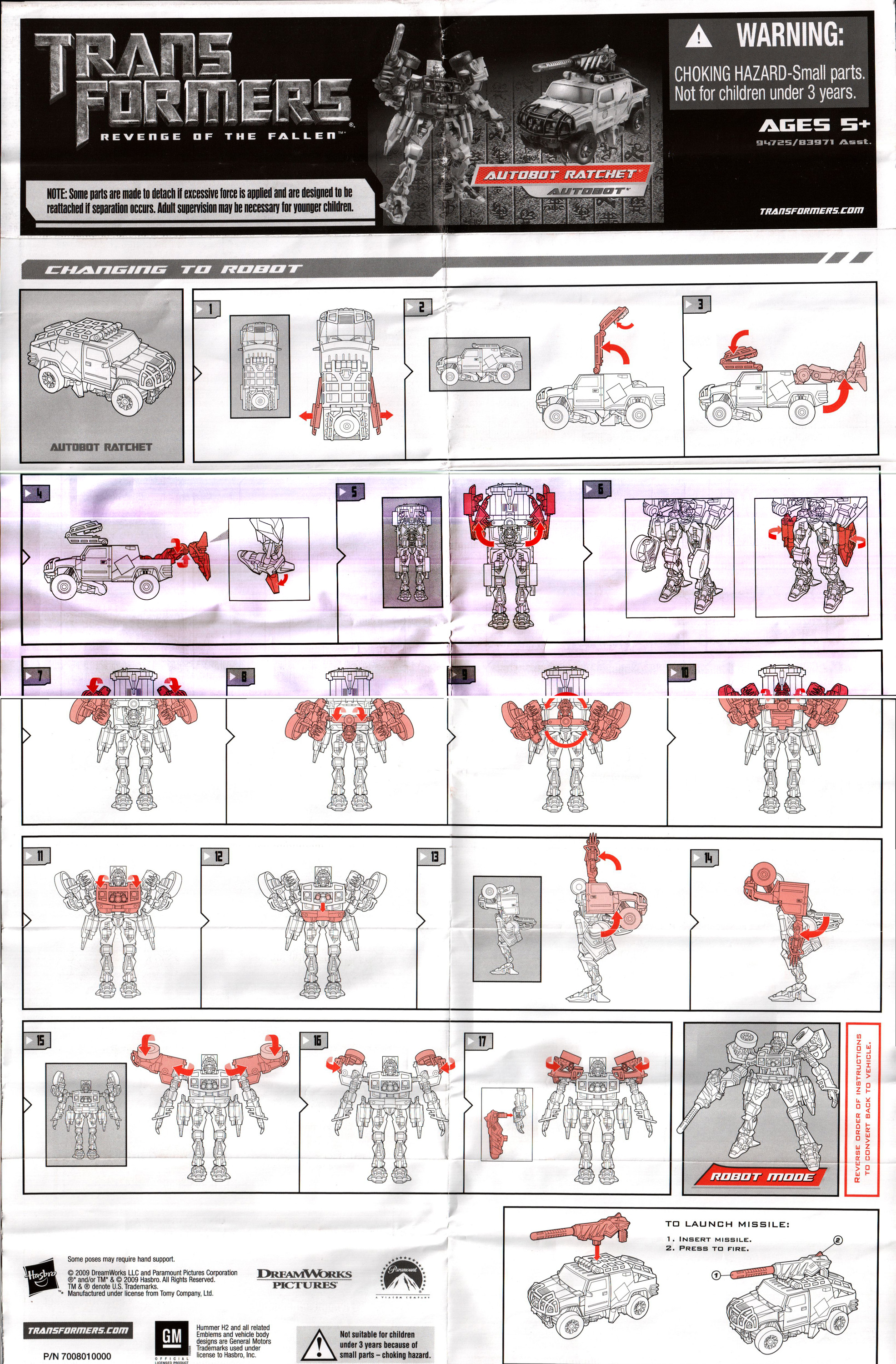 Deluxe Class Autobot Ratchet (Transformers, Movie - Revenge of the